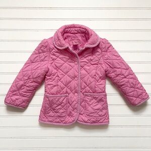 E LANE VGUC Preppy Pink Quilted Medium Weight Jacket